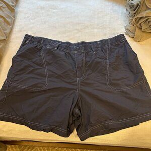 Columbia Sandy River Cargo Shorts (Size: XL Color: Blue)